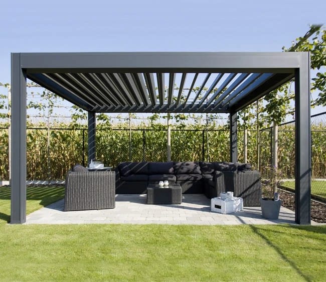 premium metal pergola